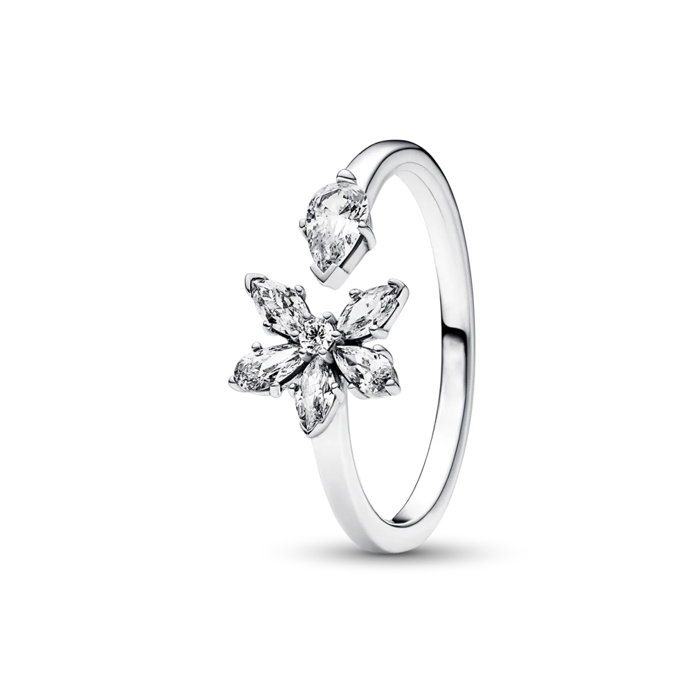 Hot Sale 925 Silver Rose in Bloom Ring For Women Exquisite Style Fashionable For Parties Wedding Luxury DIY Jewelry Fine Gifts