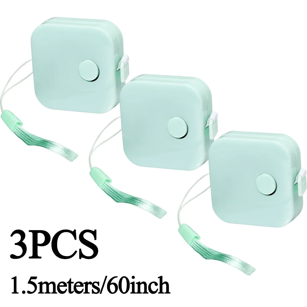 1.5m/60In Small Tape Measure Portable Plastic Tape Measure for Weight Loss Medical Body Measurement Tailor Measure Clothes Waist
