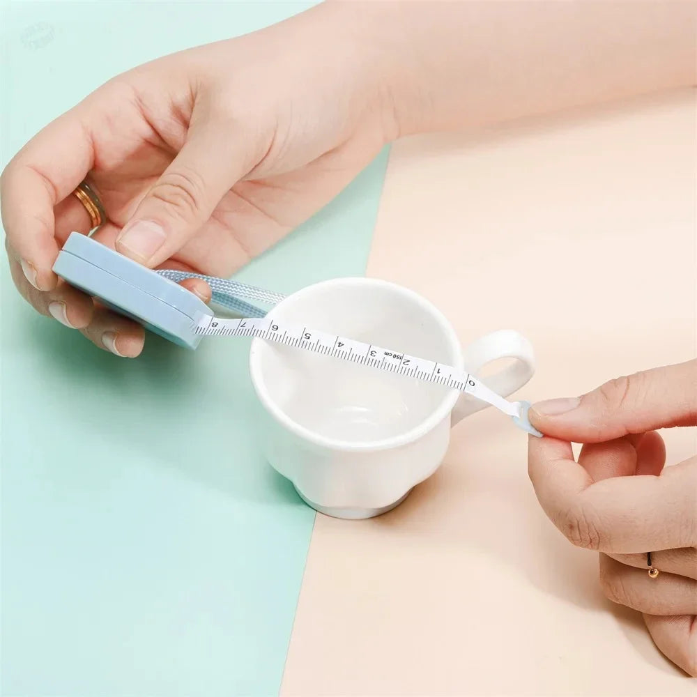 1.5m/60In Small Tape Measure Portable Plastic Tape Measure for Weight Loss Medical Body Measurement Tailor Measure Clothes Waist