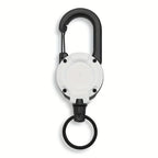 1/2/4pcs Extendable Retractable Holders Keychain Badge Reels Heavy Duty Clip With Carabiner Key Chain For Men Outdoor Bags