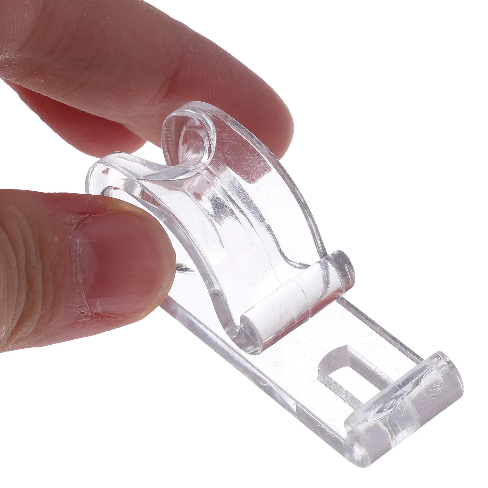 10Pcs Curtain Fixing Hooks Roller Blinds Clear P Clips Beads Chain Guide Hooks Window Blind Loop Home Decor Supplies