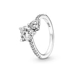 Hot Sale 925 Silver Rose in Bloom Ring For Women Exquisite Style Fashionable For Parties Wedding Luxury DIY Jewelry Fine Gifts