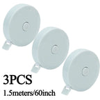 1.5m/60In Small Tape Measure Portable Plastic Tape Measure for Weight Loss Medical Body Measurement Tailor Measure Clothes Waist