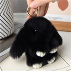 1PCS 15cm Rabbit Fur chain Women Bag Car chain Pendant Decoration Jewelry Bags Hangings Accessories Gifts