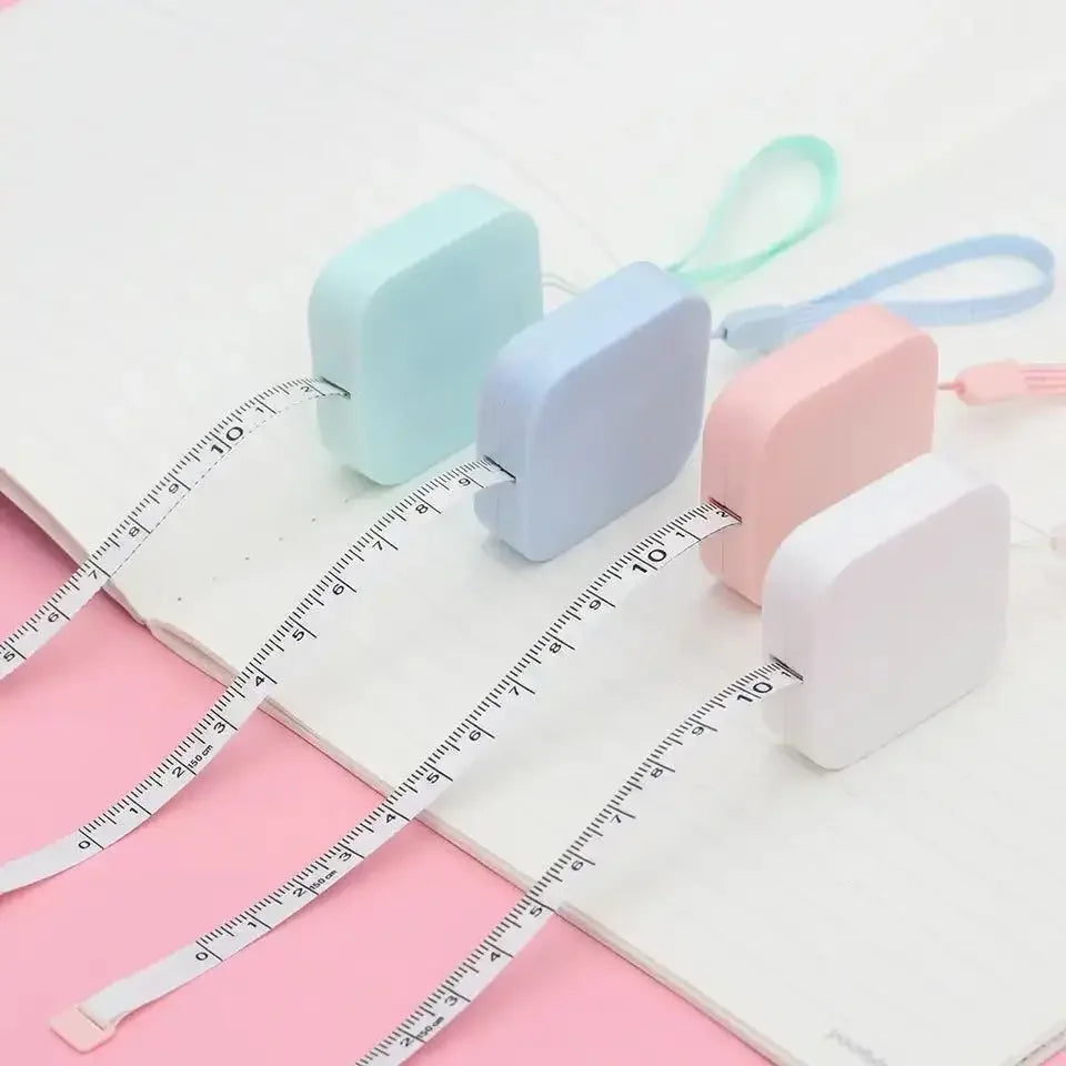 1.5m/60In Small Tape Measure Portable Plastic Tape Measure for Weight Loss Medical Body Measurement Tailor Measure Clothes Waist