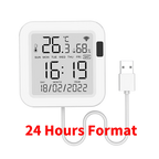 Tuya WiFi Temperature Humidity Smart Sensor With Backlight for Smart Home Var SmartLife Work with Alexa Google Assistant