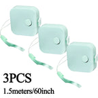 1.5m/60In Small Tape Measure Portable Plastic Tape Measure for Weight Loss Medical Body Measurement Tailor Measure Clothes Waist