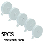 1.5m/60In Small Tape Measure Portable Plastic Tape Measure for Weight Loss Medical Body Measurement Tailor Measure Clothes Waist