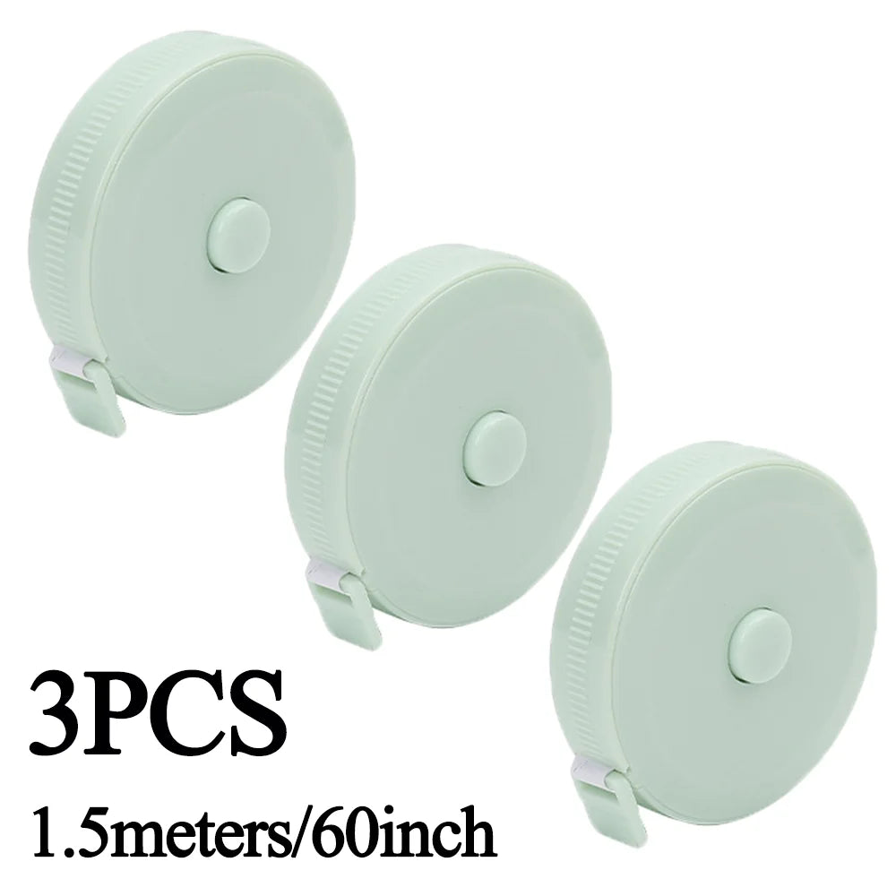 1.5m/60In Small Tape Measure Portable Plastic Tape Measure for Weight Loss Medical Body Measurement Tailor Measure Clothes Waist