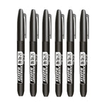 6 PCS Permanent Marker Pen Manga Drawing Markers Black Blue Red Waterproof Ink Sketch Pens Stationery Art School Supplies