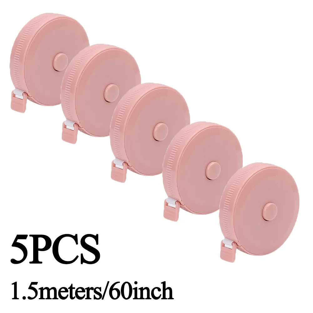 1.5m/60In Small Tape Measure Portable Plastic Tape Measure for Weight Loss Medical Body Measurement Tailor Measure Clothes Waist