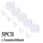 1.5m/60In Small Tape Measure Portable Plastic Tape Measure for Weight Loss Medical Body Measurement Tailor Measure Clothes Waist