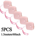 1.5m/60In Small Tape Measure Portable Plastic Tape Measure for Weight Loss Medical Body Measurement Tailor Measure Clothes Waist