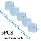 1.5m/60In Small Tape Measure Portable Plastic Tape Measure for Weight Loss Medical Body Measurement Tailor Measure Clothes Waist