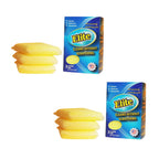 Elite All Purpose Cleaning Pad 6 Pads (2x3pack) Non Scratch Dish Sponge Scrubber Sponges for Kitchen and Household Use Made in USA