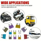 1Set 300PCS Medium and small car Auto Fuse Kit 2A~40A 11 Types Car Fuse Assortment with Box Blade Type Fuse Assorted Kit