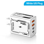 USB PD Charger 120W Type C Fast Charging EU/US Plug Wall Charger For iPhone Samsung Xiaomi Quick Charge 3.0 Mobile Phone Adapter