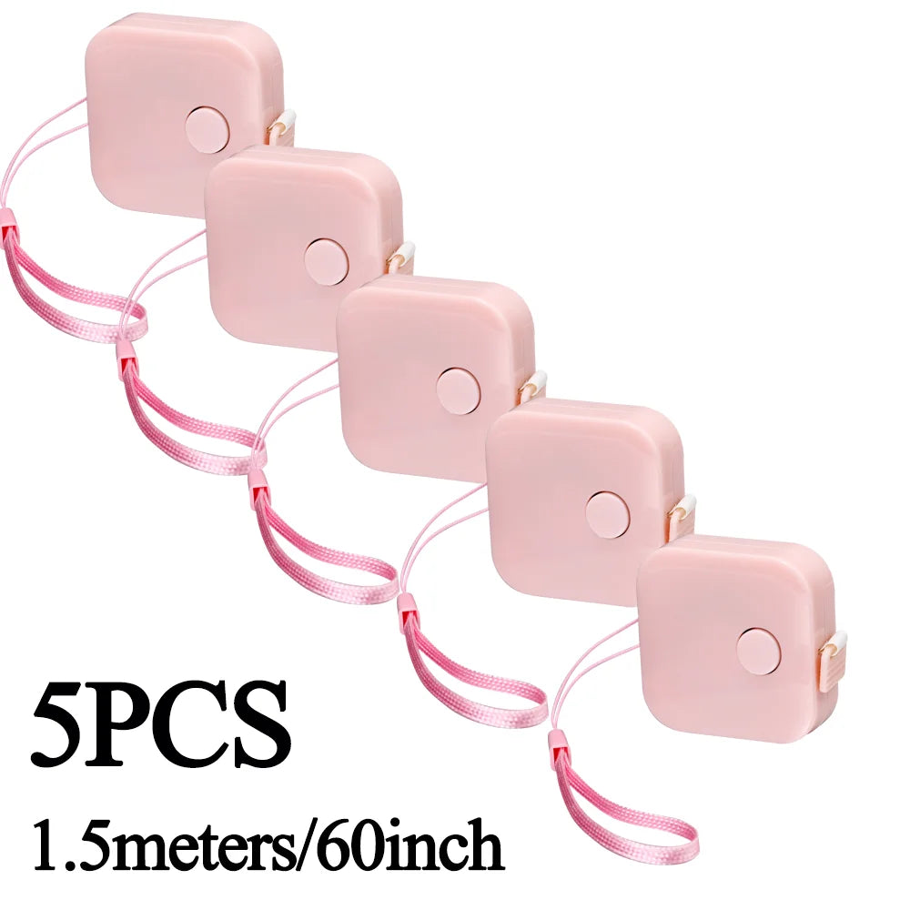 1.5m/60In Small Tape Measure Portable Plastic Tape Measure for Weight Loss Medical Body Measurement Tailor Measure Clothes Waist