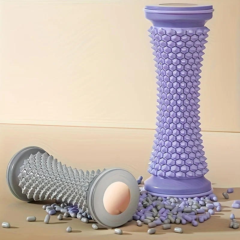 1 Piece Plantar Fascia Foot Massager - Home Rolling Trainer, Non Electric, Plastic Material Can Improve Foot Comfort