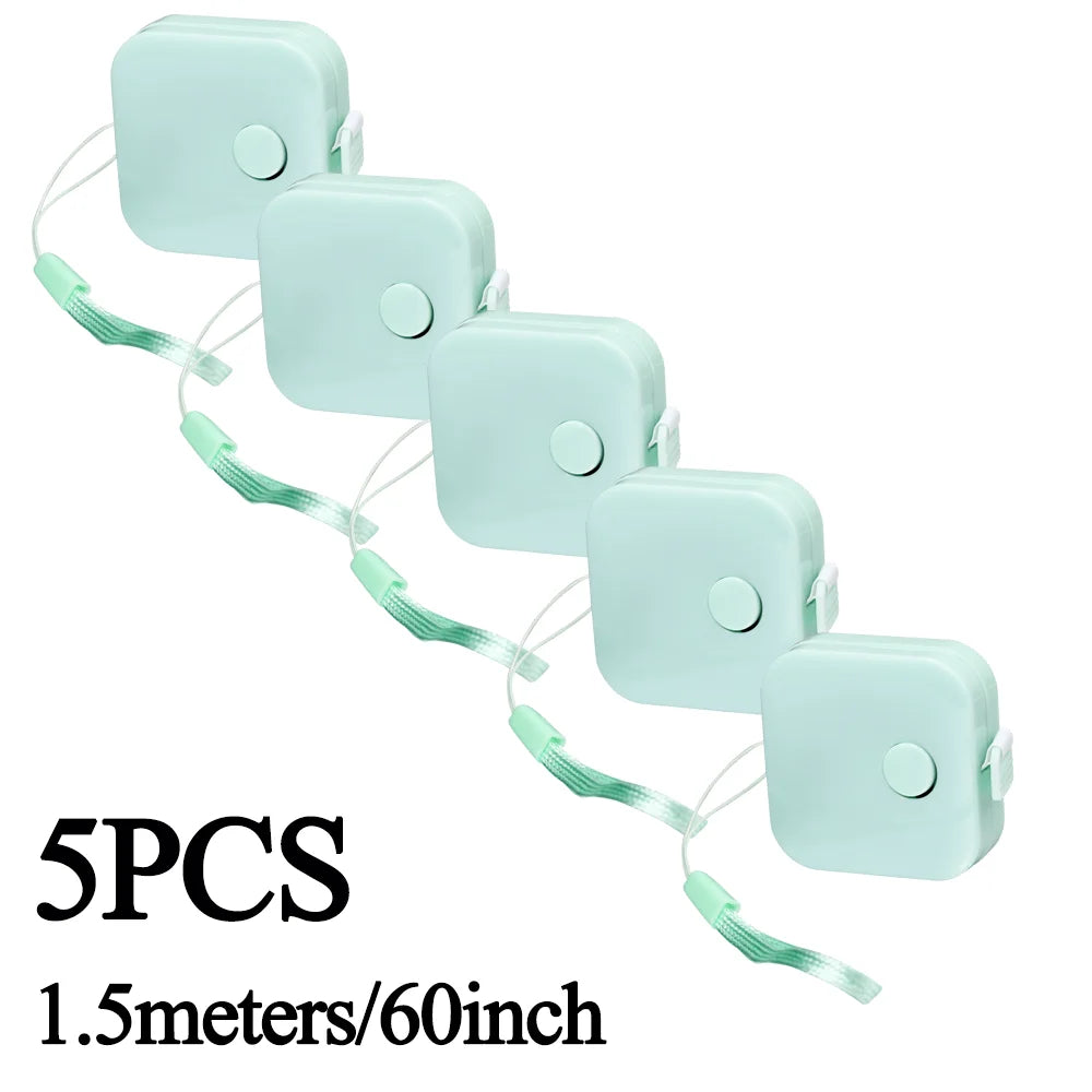 1.5m/60In Small Tape Measure Portable Plastic Tape Measure for Weight Loss Medical Body Measurement Tailor Measure Clothes Waist