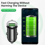 PD 200W USB Car Charger Fast Charging Auto Mobile Phone Adapter For iPhone Samsung Huawei Xiaomi QC 3.0