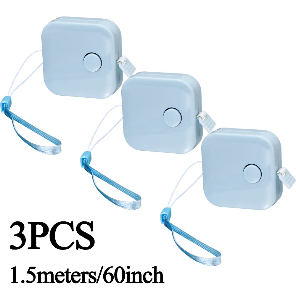 1.5m/60In Small Tape Measure Portable Plastic Tape Measure for Weight Loss Medical Body Measurement Tailor Measure Clothes Waist