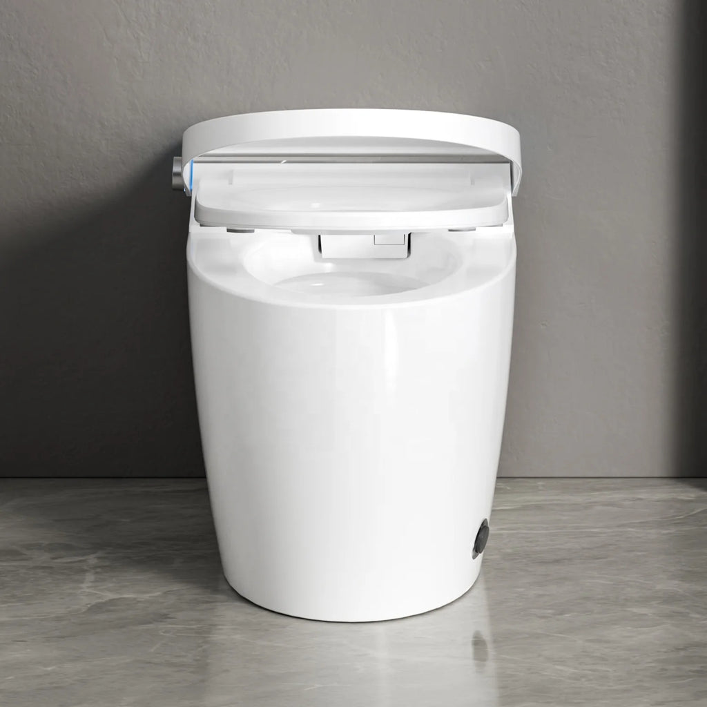 Modern Inodoro Foot Sensor Sanitary Ware Automatic Ceramic Bathroom WC Floor Mounted Smart Toilet With Tank